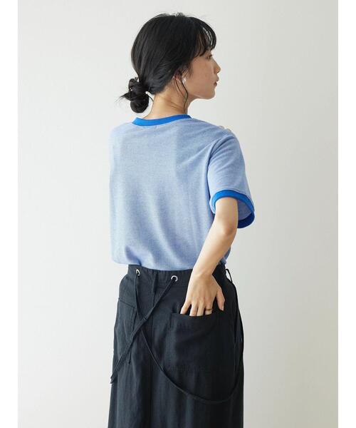 CRAFT STANDARD BOUTIQUE（クラフトスタンダードブティック）の「レトロ柄カットプルオーバー（Tシャツ/カットソー・レディース・ブルー・FREE）」の10枚目の写真