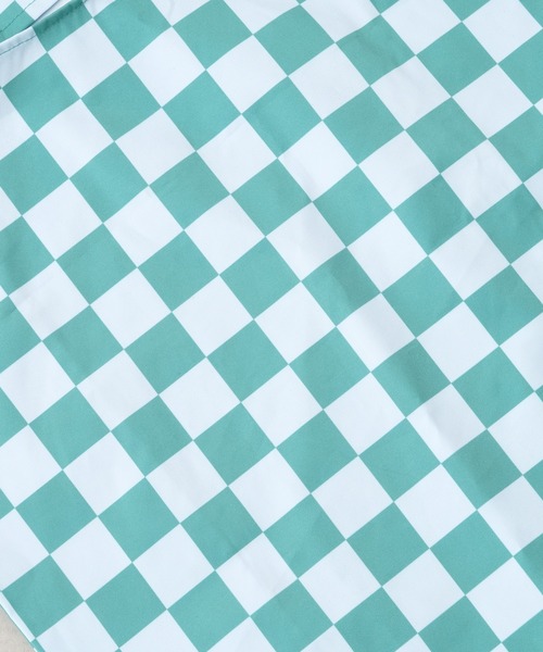 Actually（アクチュアリー）の「ブロックチェック マルシェトート（ハンドバッグ・レディース・ブラック/グリーン/ブルー・フリー）」の19枚目の写真