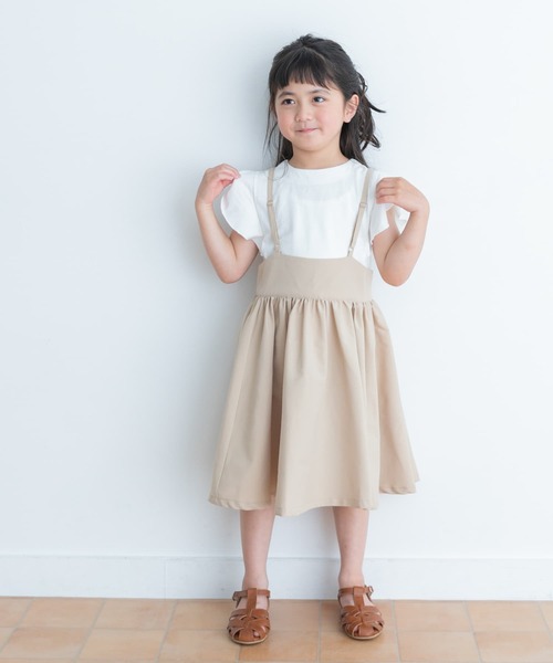 URBAN RESEARCH DOORS(アーバンリサーチドアーズ)の「キャミソールジャンパースカート(KIDS)(ワンピース・キッズ・カーキ/ベージュ・105/120/135)」の19枚目の写真