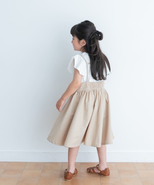 URBAN RESEARCH DOORS(アーバンリサーチドアーズ)の「キャミソールジャンパースカート(KIDS)(ワンピース・キッズ・カーキ/ベージュ・105/120/135)」の11枚目の写真