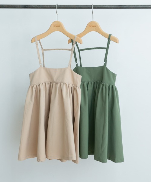 URBAN RESEARCH DOORS(アーバンリサーチドアーズ)の「キャミソールジャンパースカート(KIDS)(ワンピース・キッズ・カーキ/ベージュ・105/120/135)」の17枚目の写真