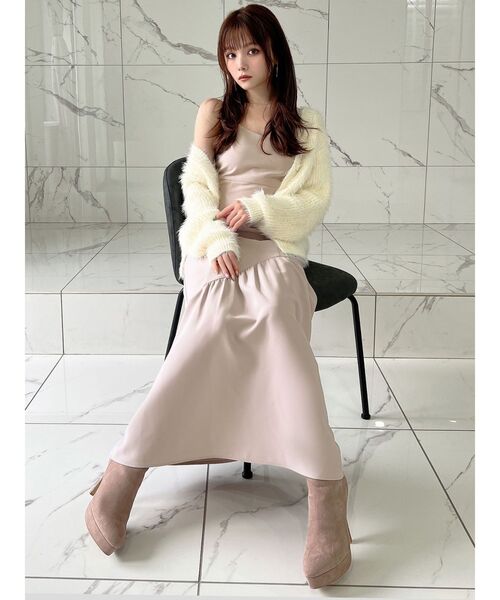 RESEXXY(リゼクシー)の「シャギーニットカーディガン(カーディガン/ボレロ・レディース・ワイン/ピンク/ホワイト/ブラック/その他1・FREE)」の11枚目の写真