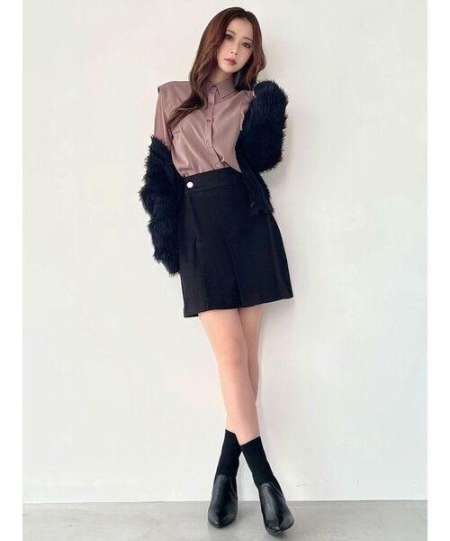 RESEXXY(リゼクシー)の「シャギーニットカーディガン(カーディガン/ボレロ・レディース・ワイン/ピンク/ホワイト/ブラック/その他1・FREE)」の22枚目の写真