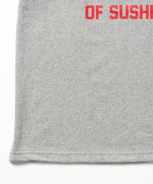 TOKYO CULTUART by BEAMS（トウキョウカルチャートバイビームス）の「かせきさいだぁ / UNIVERSITY of SUSHI T-shirt（Tシャツ/カットソー・メンズ・グレー/ネイビー・MEDIUM/X-LARGE/X-SMALL/LARGE/SMALL）」の7枚目の写真