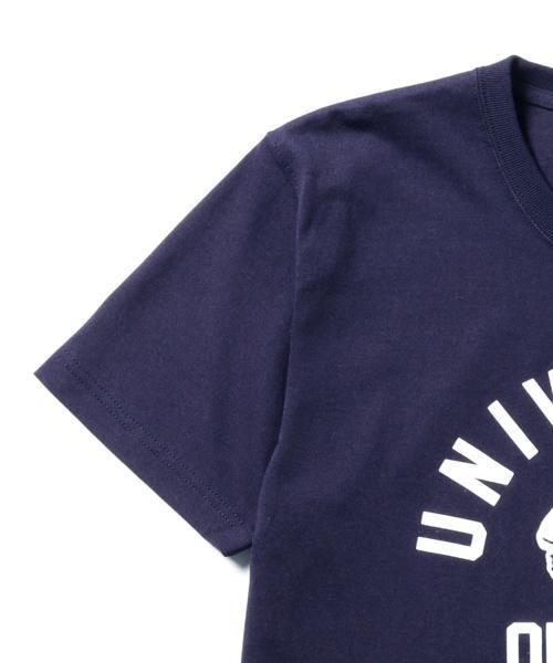 TOKYO CULTUART by BEAMS（トウキョウカルチャートバイビームス）の「かせきさいだぁ / UNIVERSITY of SUSHI T-shirt（Tシャツ/カットソー・メンズ・グレー/ネイビー・MEDIUM/X-LARGE/X-SMALL/LARGE/SMALL）」の10枚目の写真