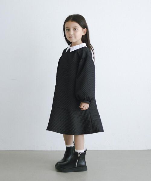 green label relaxing(グリーンレーベルリラクシング)の「サイドジップゴアブーツ 17cm-21cm(ブーツ・キッズ・ナチュラル/ブラック・17cm/18cm/19cm/20cm/21cm)」の4枚目の写真