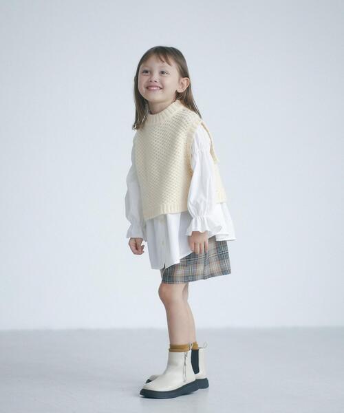 green label relaxing(グリーンレーベルリラクシング)の「サイドジップゴアブーツ 17cm-21cm(ブーツ・キッズ・ナチュラル/ブラック・17cm/18cm/19cm/20cm/21cm)」の11枚目の写真