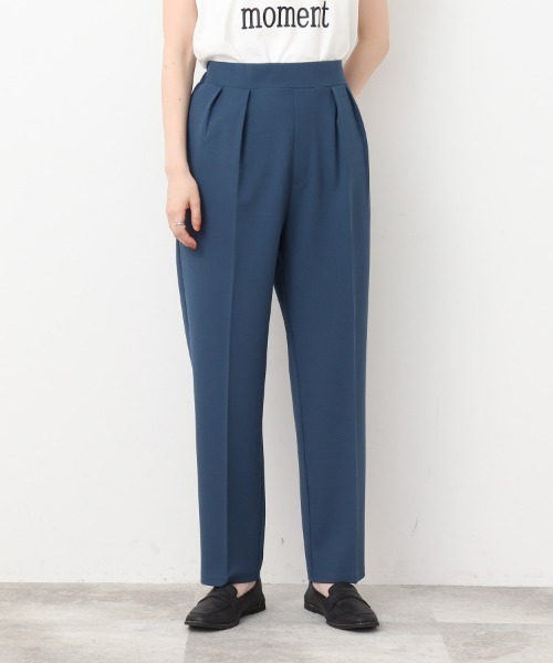 DRESKIP（ドレスキップ）の「◆オンにもオフにも◎ さらさら楽ちん ゆるテ－パ－ドパンツ（その他パンツ・レディース・ライトグリーン/ブラック/ブルー・02/03/04）」の19枚目の写真