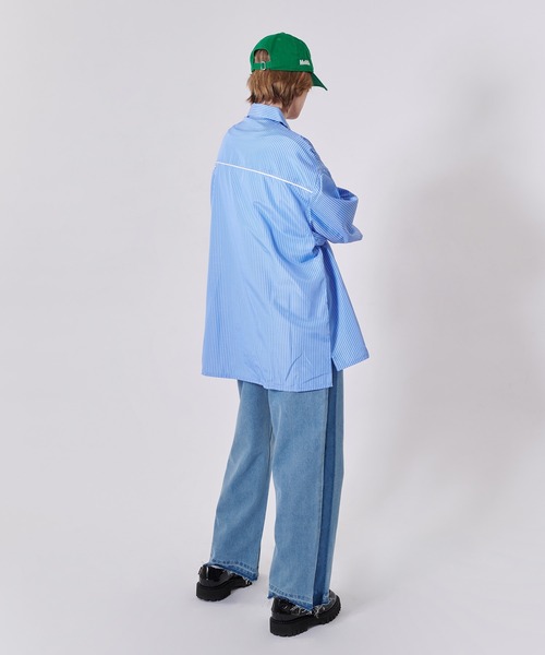 ONCILY（オンシェリー）の「SIDE LINE DENIM PANTS / サイド