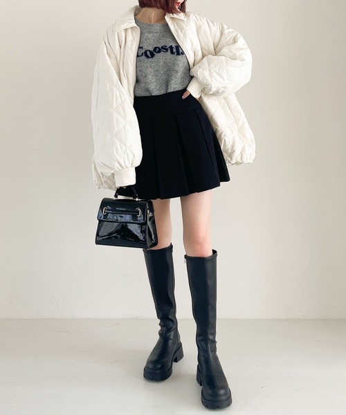 Heather(ヘザー)の「ジャガードロゴニット 971952(ニット/セーター・レディース・ピンク/ブラック/グレー/アイボリー・FREE)」の13枚目の写真