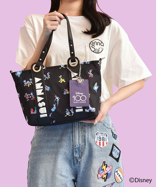 ANNA SUI（アナスイ）の「Disney100フレンズ トートバッグ（トート 