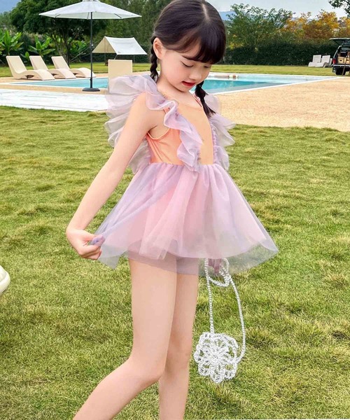 フリルチュールワンピース♡ふわふわ♡半袖♡結婚式♡オケジョ♡ゆったりぽっちゃり フリルチュールワンピース♡ふわふわ♡半袖♡結婚式♡オケジョ