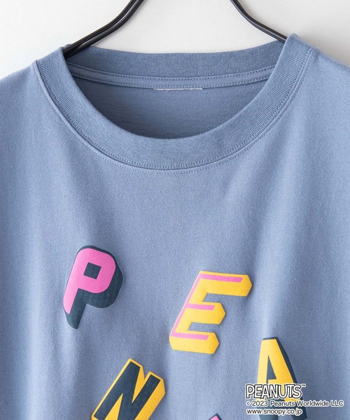 PEANUTS(ピーナッツ)の「【OUTDOOR PRODUCTS/アウトドアプロダクツ】【PEANUTS/ピーナッツ】 コラボ ドロップショルダーロンT スヌーピー チャーリー・ブラウン ウッドストック(Tシャツ/カットソー・メンズ・ピンク系その他/オフホワイト/ホワイト/ブルー系その他・MEDIUM/LARGE/X-LARGE/SMALL)」の12枚目の写真