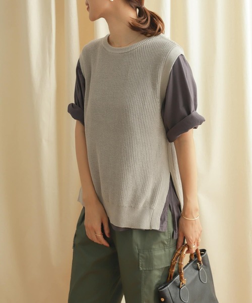 URBAN RESEARCH DOORS（アーバンリサーチドアーズ）の「コットン畦KNIT