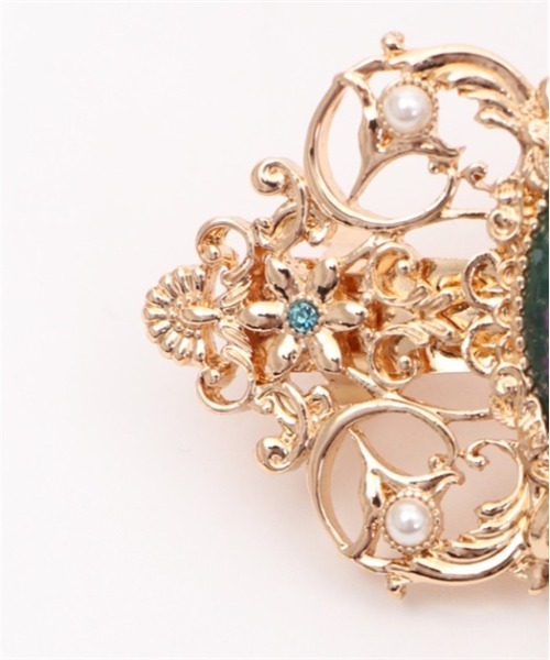 axes femme（アクシーズファム）の「花封入モチーフバレッタ（バレッタ/ヘアクリップ・レディース・ブルーグリーン/パープル・FREE）」の12枚目の写真