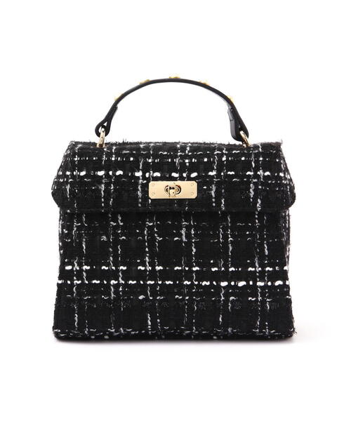 PROPORTION BODY DRESSING(プロポーションボディドレッシング)の「ツイードミニショルダーバッグ / 1213281002(ショルダーバッグ・レディース・ホワイト/ブラック・フリ-)」の10枚目の写真