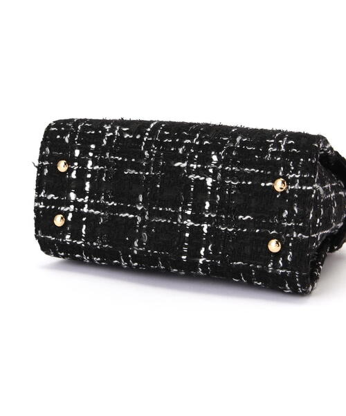 PROPORTION BODY DRESSING(プロポーションボディドレッシング)の「ツイードミニショルダーバッグ / 1213281002(ショルダーバッグ・レディース・ホワイト/ブラック・フリ-)」の16枚目の写真