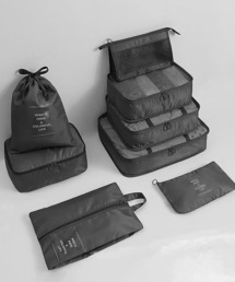 SETUP7（セットアップセブン）の「【SETUP7】トラベルポーチ８点セット SCCH419（ポーチ）」