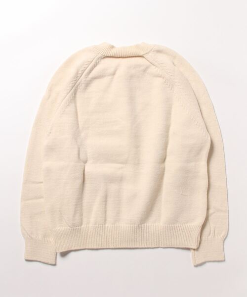 Burner(バーナー)の「【OKUOKU 0909】フラワー クルーネック カーディガン oku-tops-727950176822-40 U(カーディガン/ボレロ・レディース・マスタード/オリーブ/ベージュ/グレー・FREE)」の5枚目の写真
