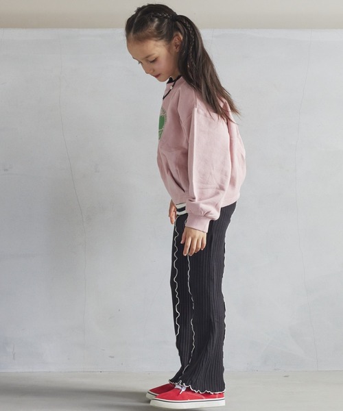 Life Support Products（ライフサポートプロダクツ）の「バルーンプリントスウェット（80～150㎝）（スウェット・キッズ・ピンク/ブラウン/チャコール/オフホワイト・95/100/110/140/80/90/150/130/120）」の7枚目の写真