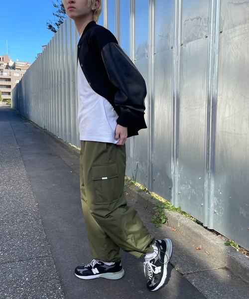 SETUP7（セットアップセブン）の「【SETUP7】中綿入り　ナイロンリップストップカーゴパンツ　M-65　ダウンパンツ（カーゴパンツ・メンズ・カーキ/ブラック/グレー・M/L）」の14枚目の写真