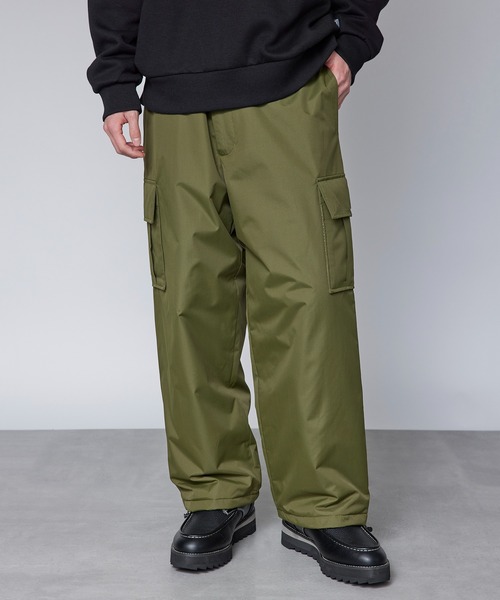 SETUP7（セットアップセブン）の「【SETUP7】中綿入り　ナイロンリップストップカーゴパンツ　M-65　ダウンパンツ（カーゴパンツ・メンズ・カーキ/ブラック/グレー・M/L）」の22枚目の写真