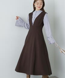 N.（N. Natural Beauty Basic） | 【S Size Line】◆パネル切替フレアジャンパースカート(ジャンパースカート)