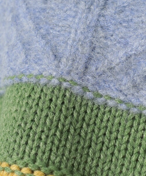 BEAMS mini（ビームスミニ）の「BEAMS mini / カラフル ボーダー ニット 23（90～150cm）（ニット/セーター・キッズ・ホワイト系その他5/ネイビー・90/100/110/120/130/140/150）」の4枚目の写真