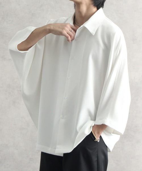 welise(ウェライズ)の「半袖シャツ(シャツ/ブラウス・メンズ・ホワイト・L)」の1枚目の写真