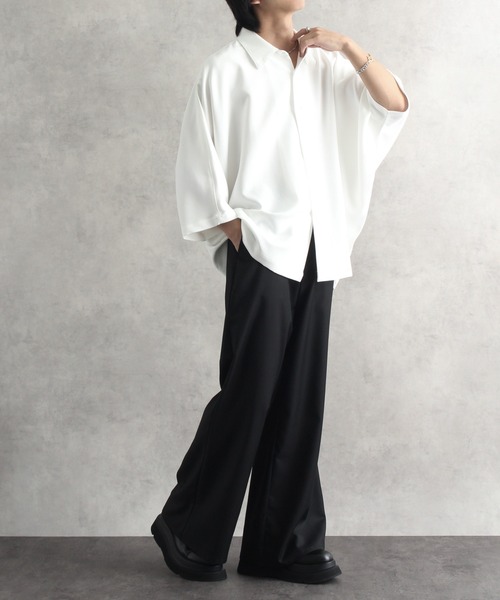 welise(ウェライズ)の「半袖シャツ(シャツ/ブラウス・メンズ・ホワイト・L)」の9枚目の写真