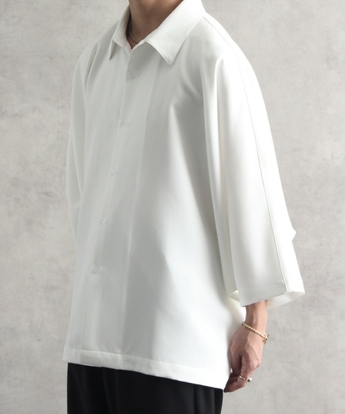 welise(ウェライズ)の「半袖シャツ(シャツ/ブラウス・メンズ・ホワイト・L)」の2枚目の写真