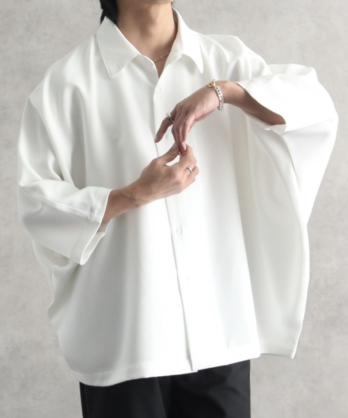 welise(ウェライズ)の「半袖シャツ(シャツ/ブラウス・メンズ・ホワイト・L)」の4枚目の写真