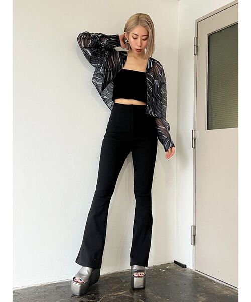 EMODA（エモダ）の「ストレッチリブパンツ（その他パンツ・レディース・ブラック/ブラウン/グリーン・SMALL/MEDIUM）」の18枚目の写真