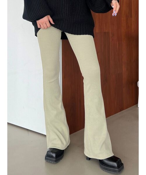 EMODA（エモダ）の「ストレッチリブパンツ（その他パンツ・レディース・ブラック/ブラウン/グリーン・SMALL/MEDIUM）」の6枚目の写真