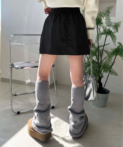 sedacle girl(セダクルガール)の「ファスナーポケットスカパン(スカート・レディース・ブラック/グレー・FREE)」の5枚目の写真