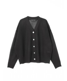 mizuiroind（ミズイロインド）の「mizuiro ind Vネック透かしパターンカーディガン（カーディガン/ボレロ）」