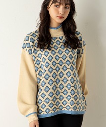 MILLION CARATS | ダイヤモノグラム柄ニット(ニット/セーター)