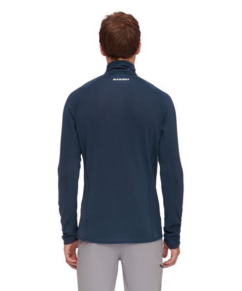 Mammut(マムート)の「エナジー ライト ミッドレイヤー ハーフ ジップ プル アジアンフィット / Aenergy Light ML Half Zip Pull AF Men(Tシャツ/カットソー・メンズ・ブラック/ネイビー・MEDIUM/LARGE/SMALL)」の9枚目の写真