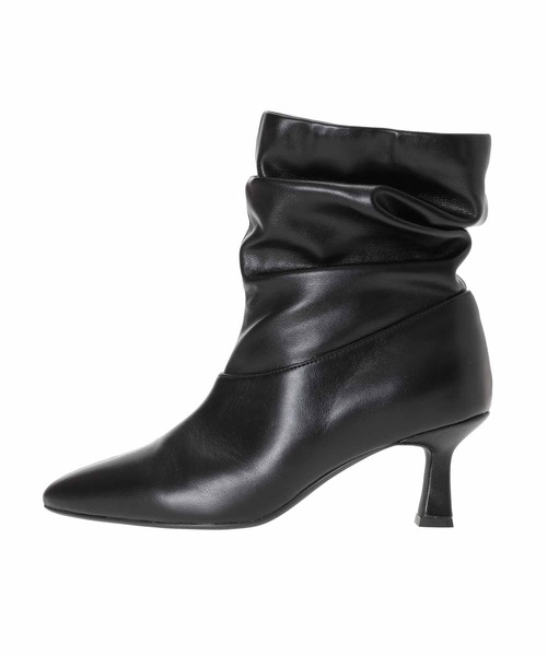 31 Sons de mode（トランテアン　ソン　ドゥ　モード）の「くしゅくしゅブーツ（ブーツ・レディース・シルバー/ブラック・L/M/S）」の4枚目の写真