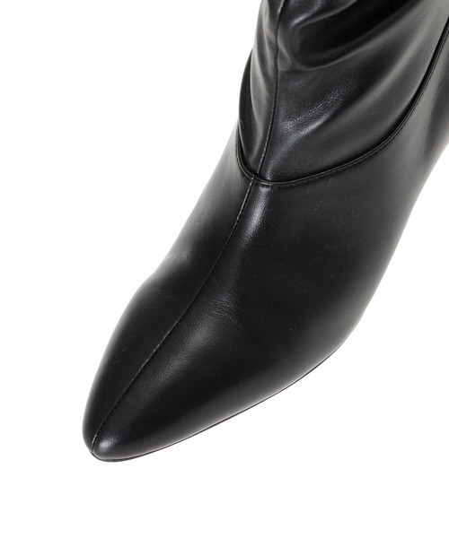 31 Sons de mode（トランテアン　ソン　ドゥ　モード）の「くしゅくしゅブーツ（ブーツ・レディース・シルバー/ブラック・L/M/S）」の6枚目の写真