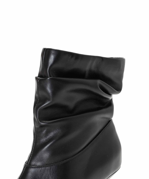 31 Sons de mode（トランテアン　ソン　ドゥ　モード）の「くしゅくしゅブーツ（ブーツ・レディース・シルバー/ブラック・L/M/S）」の7枚目の写真