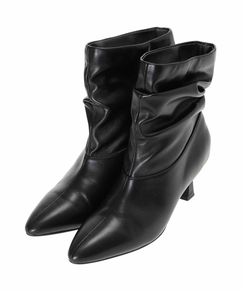 31 Sons de mode（トランテアン　ソン　ドゥ　モード）の「くしゅくしゅブーツ（ブーツ・レディース・シルバー/ブラック・L/M/S）」の11枚目の写真