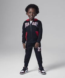 NIKE（ナイキ）の「ジョーダン フェード アウェイ フルジップ セットアップ ベビー ツーピース パーカー セットアップ / Jordan Fade Away Full-Zip Set Toddler 2-Piece Hoodie Set＜90-100cm 展開＞（スポーツグッズ・キッズ）」