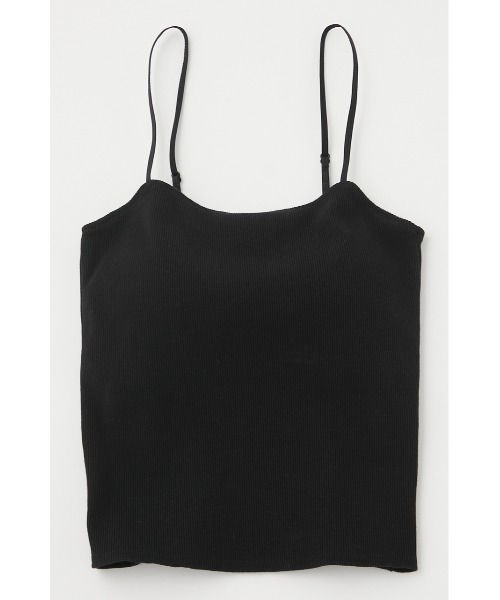 MOUSSY（マウジー）の「【2サイズ展開】スクエアネックキャミトップス（キャミソール・レディース・ブラック/ホワイト・2/1）」の22枚目の写真