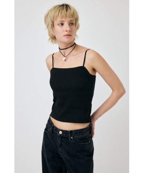 MOUSSY（マウジー）の「【2サイズ展開】スクエアネックキャミ
