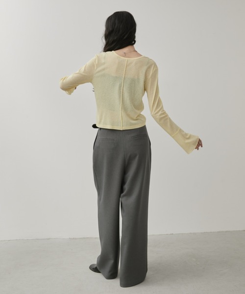 ⭐️ 129sm625です 2WAYクロップドカーディガン／トップス（カーディガン/ボレロ