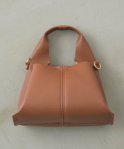 NEUNA(ヌナ)の「【新色ベージュ登場!!!】【軽くて使いやすい2WAYアイテム!】ソフトレザーミニショルダー/ハンドバッグ(ショルダーバッグ・レディース・ブラウン/アイボリー/ブラック/ベージュ・SMALL)」の18枚目の写真