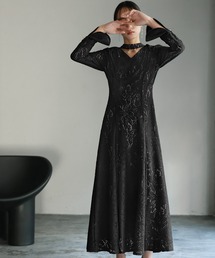 （*）様 Andresd ブラックパールドレス　お呼ばれドレス ANDRESD アンドレスド パールビスチェドレス ブラック/L｜結婚式