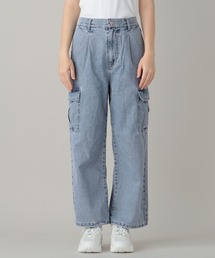FOREVER 21 | 【2024SS】デニムカーゴストレートパンツ(デニムパンツ)