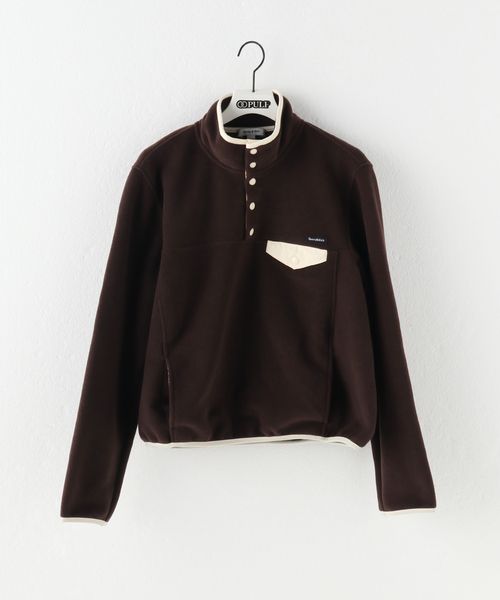 【セール】【SPORTY&RICH / スポーティアンドリッチ】BUTTONED POLAR SWEATSHIRT（スウェット）｜SPORTY&RICH（スポーティアンドリッチ）